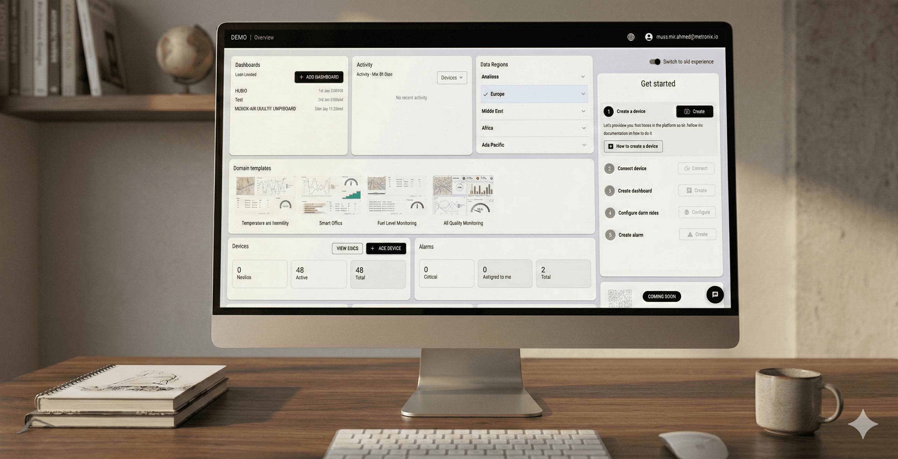 IoT Dashboard Interface